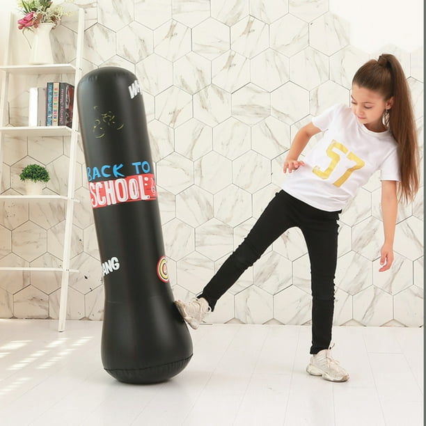 Saco de boxeo inflable Fitness saco de arena para niños adultos (negro)  Ndcxsfigh Nuevos Originales