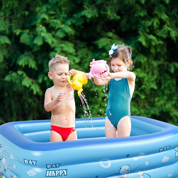 Bañera de baño plegable inflable cuadrada para niños y adultos de Likrtyny