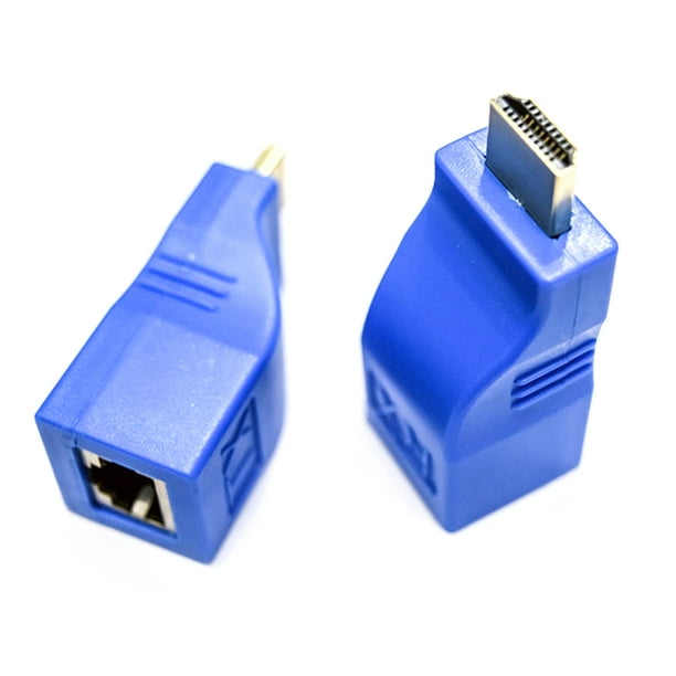  Extensor de cable de red HDMI a RJ45, 1 par, extensor