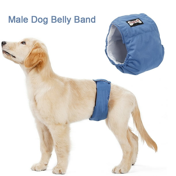 Banda para el vientre para perro macho, pañal para mascotas, envoltura  lavable, inodoro impermeable Leyfeng