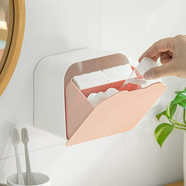 Contenedor de almacenamiento de toallas sanitarias, caja organizadora de  toallas sanitarias portátil de plástico para bolsa de primer período de baño  (rosa) JAMW Sencillez