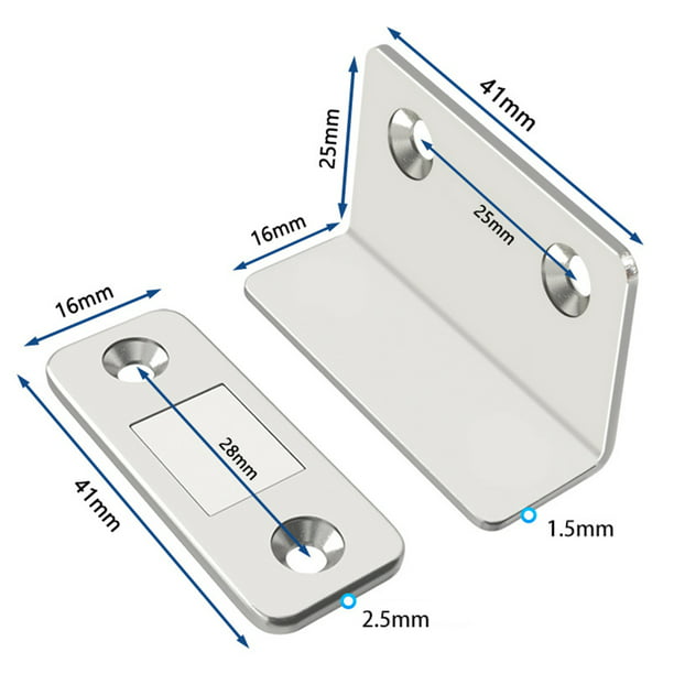  N/A - Tope de puerta cepillado para puerta, de goma, para  montar en la pared, soporte para puerta de casa (color gris) : Productos de  Oficina