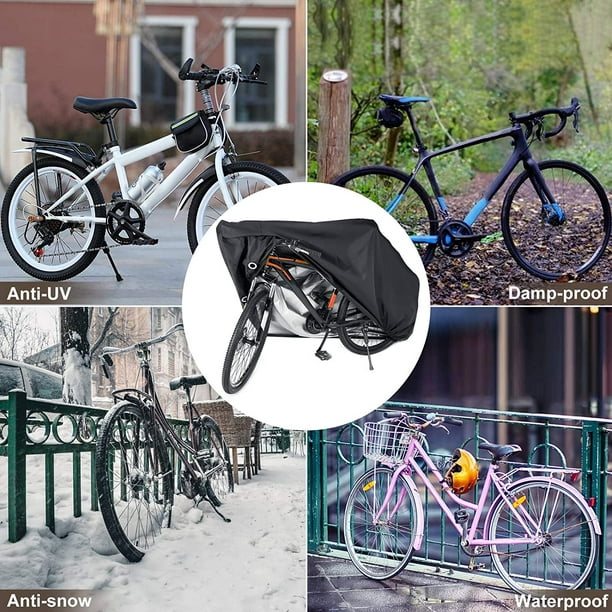 Funda de bicicleta para 1 bicicleta, funda de bicicleta impermeable anti  polvo, lluvia, protección UV para bicicleta de montaña/bicicleta de  carretera