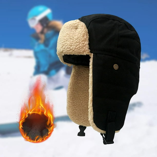 Gorros de invierno con visera para hombre, gorro de esquí tejido con  estilo, gorra de béisbol para nieve, mantiene el calor, moda, envío  gratuito