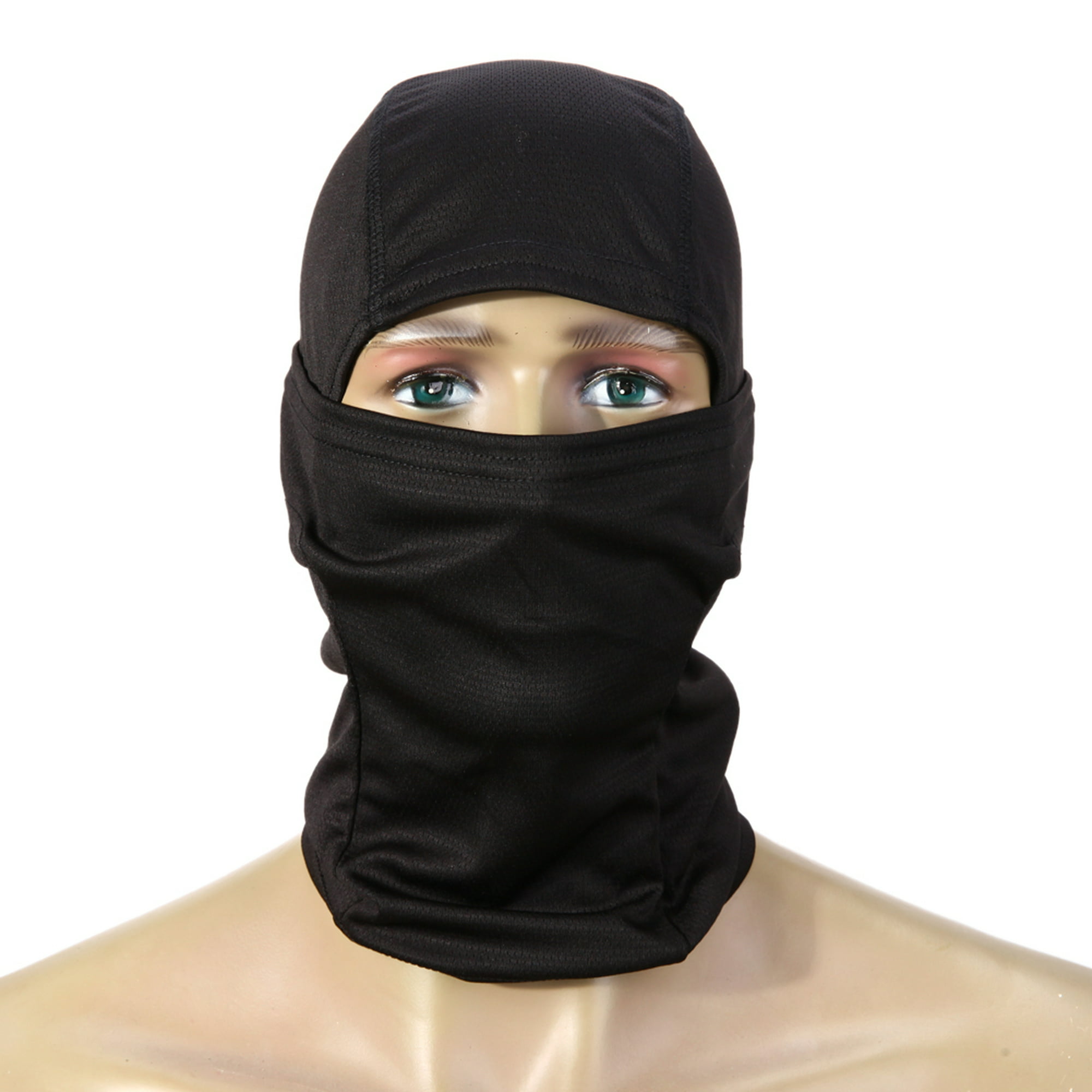 Pasamontañas De Moto Gorras de ciclismo Mascarilla facial transpirable para  ciclismo Pesca Senderismo (Negro) Ndcxsfigh