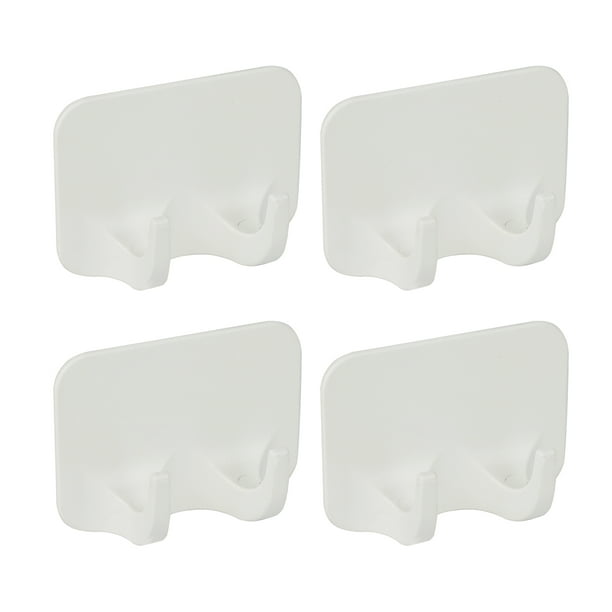 Paquete de 4 ganchos adhesivos Ganchos adhesivos para pared Colgadores  extraíbles para uñas yeacher Ganchos Adhesivos