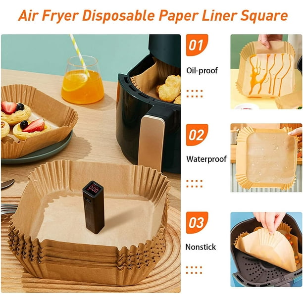 Papel Horno Freidora Aire Papel de Aire Air Fryer Disposable Paper