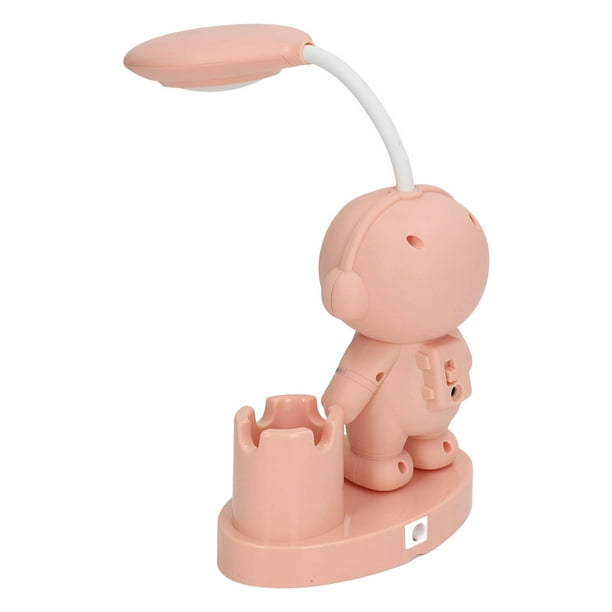 plplaaoo Lampara Astronauta Espacial lámpara de escritorio pequeña con  forma de astronauta de dibujos animados lámpara de escritorio recargable con
