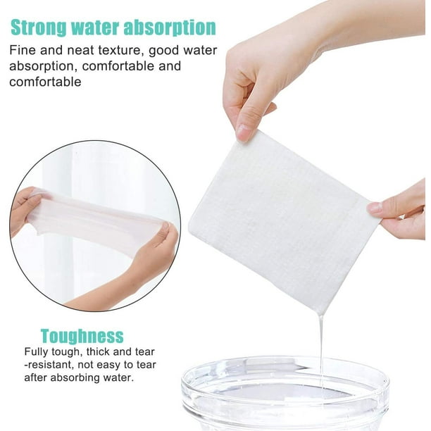 Paquete de 100 tabletas de toallas comprimidas portátiles Toallas