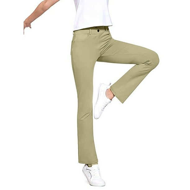 Milumia - Pantalones de oficina de talle alto, elegantes con cinturón,  gris, M : : Ropa, Zapatos y Accesorios
