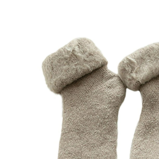Calcetines para mujer Invierno cálido contra el frío Calcetines térmicos  gruesos para caminar cómodos Botas de trabajo Calcetines cómodos de Yinane  calcetines calientes de invierno para mujer