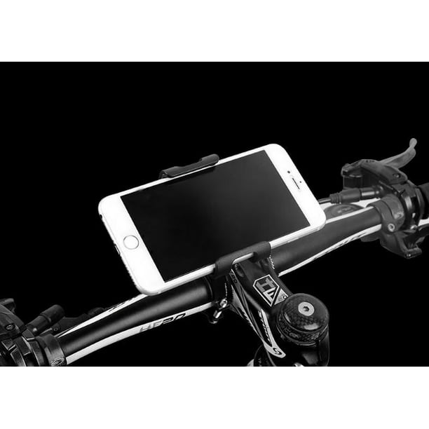 Soporte de teléfono de bicicleta de motocicleta de metal soporte  antideslizante de aleación de aluminio soporte GPS clip universal para  teléfono de
