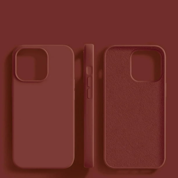 Para iPhone 15 Pro Max Funda para teléfono de silicona líquida MagSafe  (rojo)