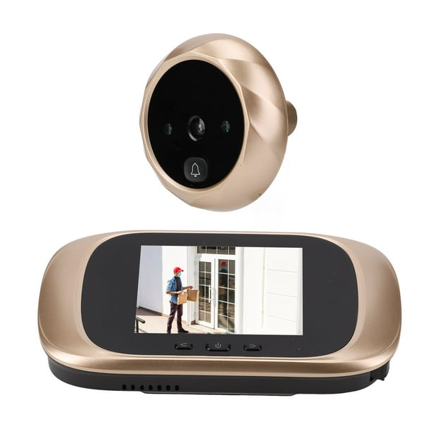Cámara de puerta digital, cámara de mirilla inteligente Cámara de mirilla  con visor de puerta digital de 2,4 pulgadas máxima confiabilidad