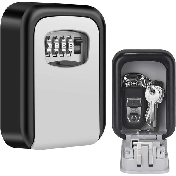 Caja de llaves, caja fuerte para llaves con código numérico, caja fuerte  para llaves con código numérico para garaje de casa al aire libre a prueba  de agua ZefeiWu 8390605572531