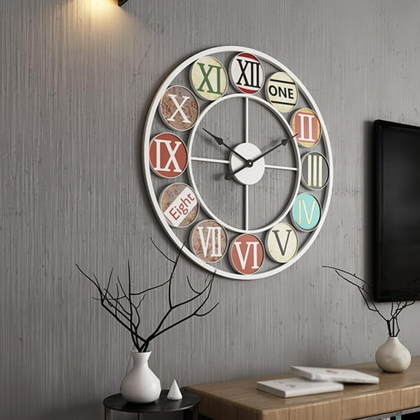16 Pulgadas Reloj Pared Decorativo, Reloj Pared Cuarzo Silencioso