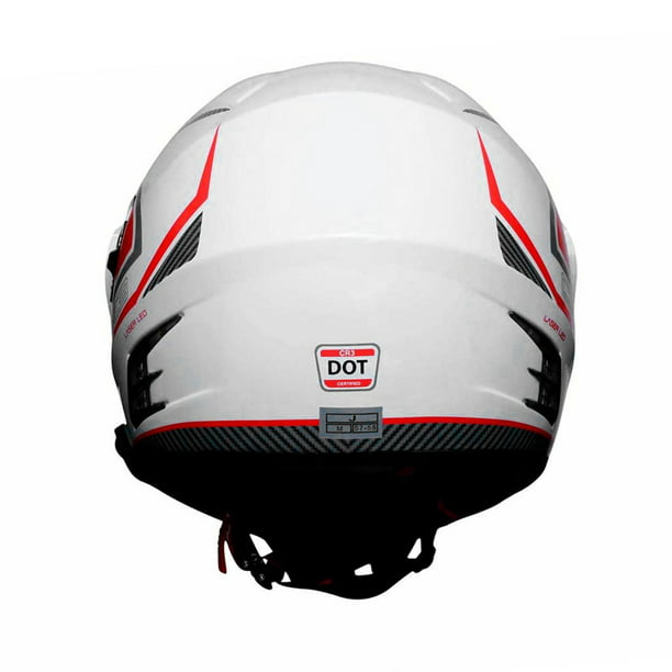Motometa Detalles Casco para motociclista talla L cerrado con bluetooth  Ventec exoskeleton Negro / Rojo CR1 Vento