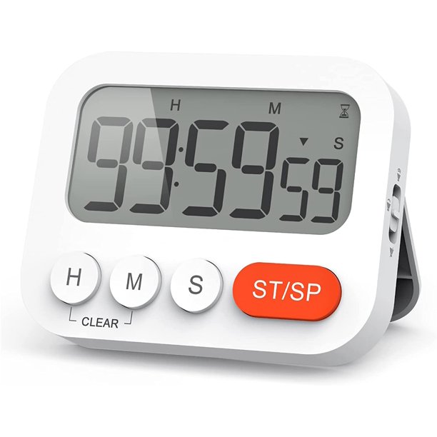 Temporizador De Cocina Cronometro Timer Con Iman Y Alarma.