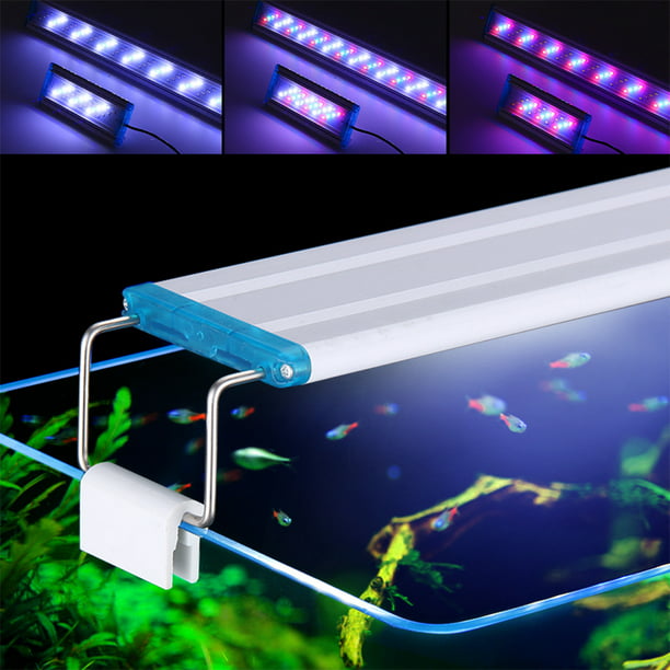 Comprar Luces de acuario impermeables, luz sumergible para pecera de  18-58CM, luz blanca subacuática, Lámpara decorativa para paisajismo LED