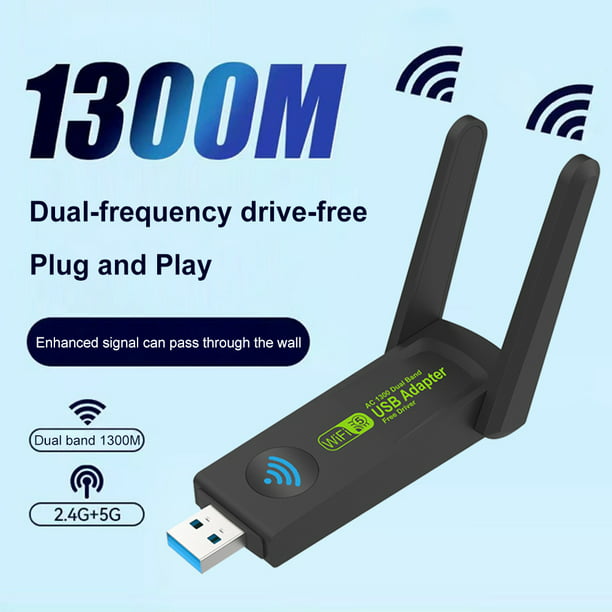 Antena Wifi Usb Inalámbrica Para Pc O Lap Top 2.4g Hz 150mps en Mérida
