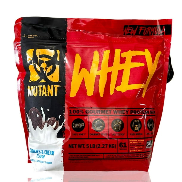 Proteína Mutant Whey 5 Lbs Sabor Cookies And Cream Mutant Mutant Mutwheycookies Walmart En Línea 1311