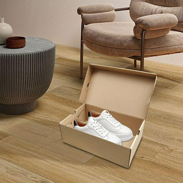Compre Caja De Zapatos Diy Para Montaje De Papel Kraft