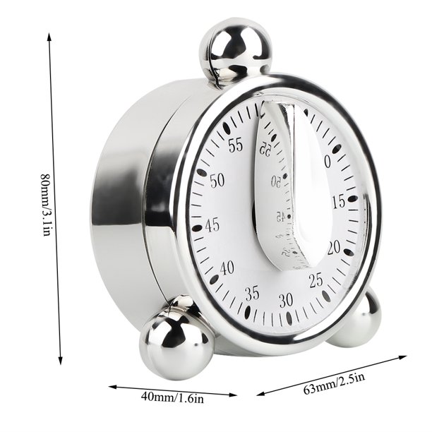 Temporizador de cocina, reloj de cocina fácil de usar mecánico para cocina