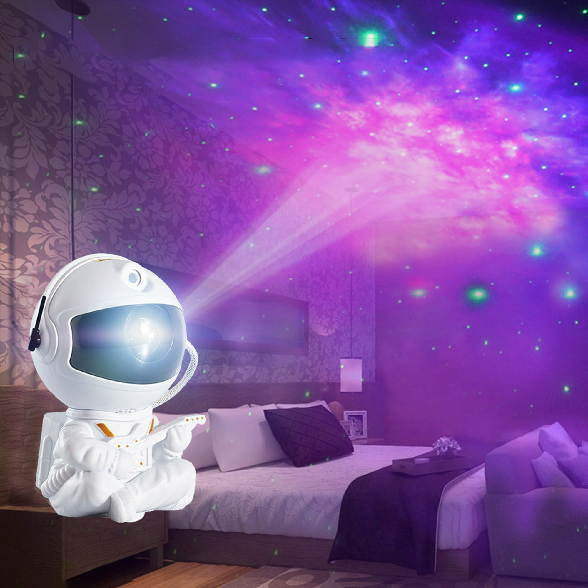 Lámpara Astronauta Galaxy Stars Proyector Night Light LED Starry Sky Home  Nightlights Ndcxsfigh Para estrenar