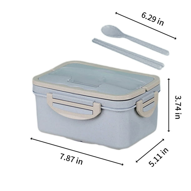 VEIOK Lunch Box, 1600ml Bento Box with Bag and Cutlery, Pink Lunch