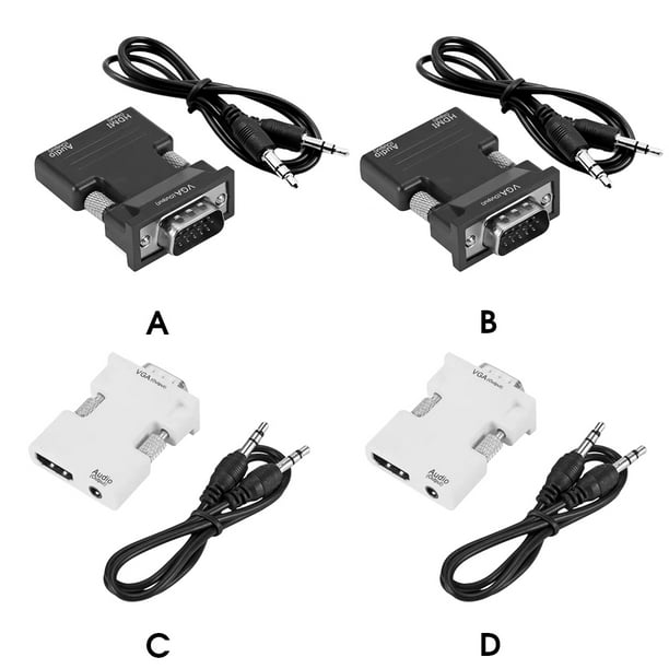 Cable convertidor negro Adaptador convertidor ligero para HDMI compatible  con euroconector Kuymtek Para estrenar
