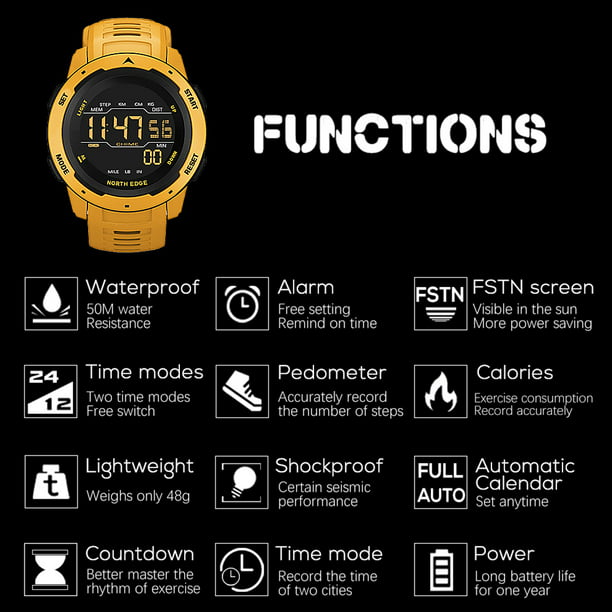 Reloj de lujo con pantalla táctil LED para hombre, reloj digital de  negocios para hombre, relojes deportivos al aire libre, reloj de pulsera