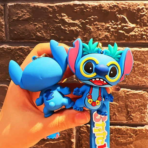Disney-llaveros de Lilo & Stitch para niña y niño, llaveros de Lilo & Stitch,  bolsa de muñeco con colgante de dibujos animados, regalos de cumpleaños -  AliExpress