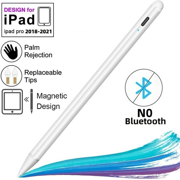 Lápiz óptico para iPad con rechazo de palma y carga rápida, lápiz activo  compatible con Apple iPad Pro (2018-2022) (11/12.9 pulgadas), iPad Air  3/4/5