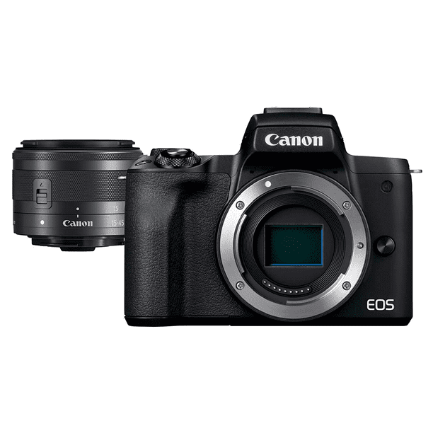 Canon EOS M50 Mark II + lente EF-M 15-45mm f/3.5-6.3 IS STM