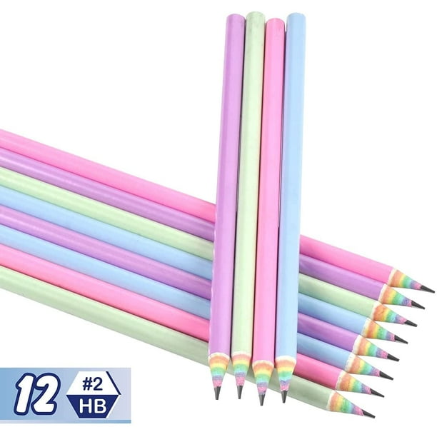 Pastel Colored Pencils - 12 Pastel  Utiles escolares kawaii, Útiles  escolares lindos, Utiles escolares