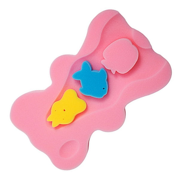 Esponja de baño para bebé, esponjas suaves de ducha naturales para bañarse,  juguetes de bañera para bebés y niños pequeños, 3 piezas: delfín azul
