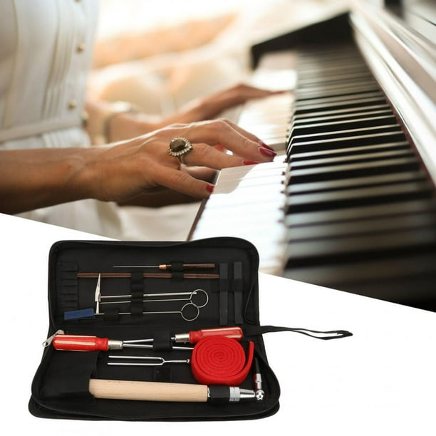 Juego de herramientas de afinación de piano profesional de 13 afinador de iano con una de caja para mantenimiento de piano afinación de piano Amonsee No | Walmart en línea