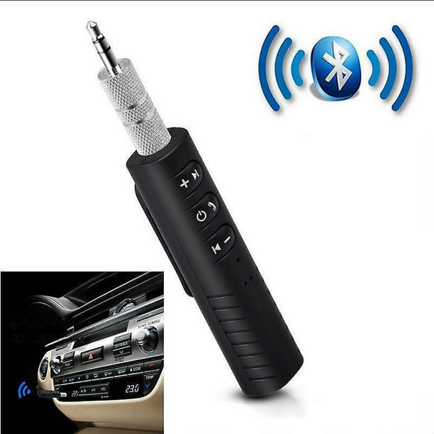 Lavalier 3.5mm Receptor Bluetooth Coche Bluetooth Manos libres Receptor de  audio Reproductor de música MP3 portátil