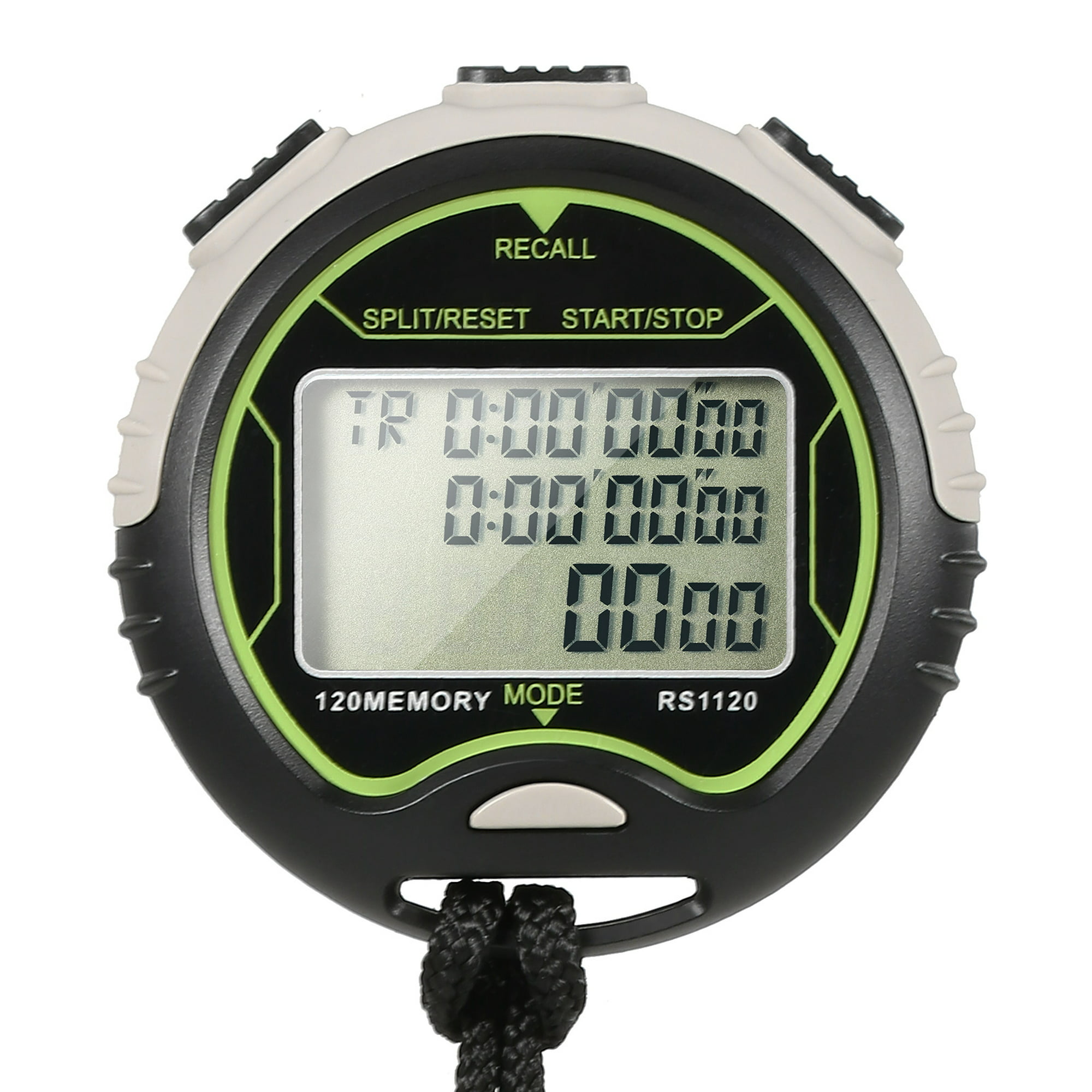 Cronómetro Digital de Metal resistente al agua, cronógrafo de mano con  pantalla LCD de 1/1000 segundos, contador de temporizador para exteriores,  reloj deportivo - AliExpress