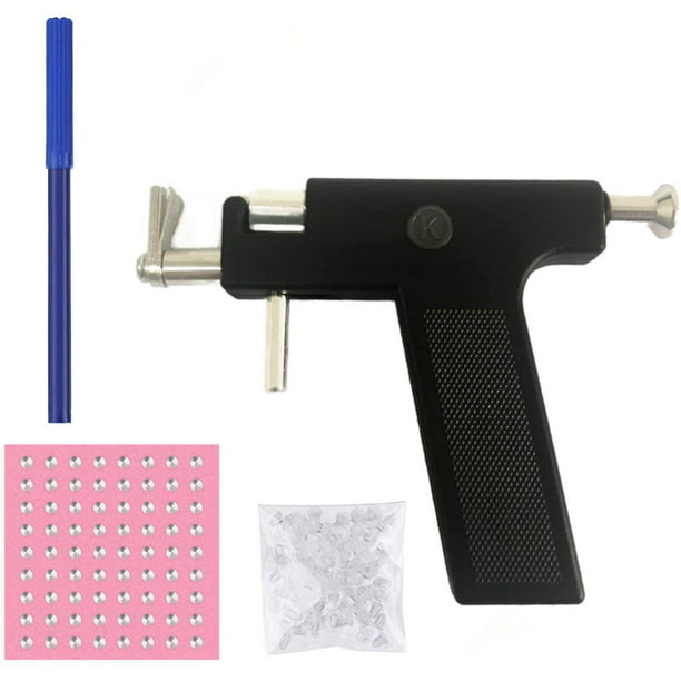 Pistola profesional para perforar orejas con 98 piezas Kit de herramientas  Juego