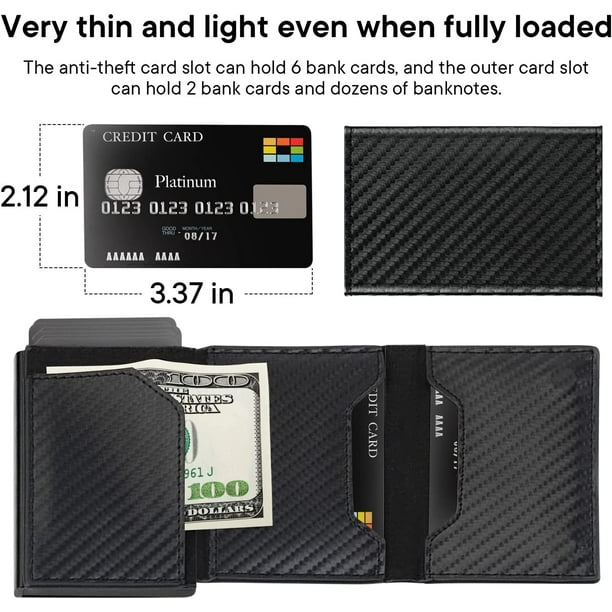 Funda tipo cartera para Airtag, delgada y delgada, para Apple AirTag tamaño  de una tarjeta de crédito para bolso, bolso, bolso de mano (negro)