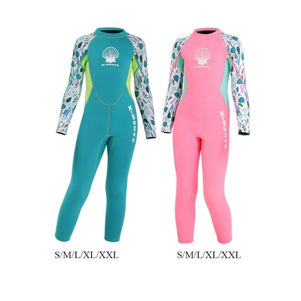 Traje de neopreno para y niñas Traje de neopreno de 2,5 mm Trajes de buceo  para Trajes de neopreno de cuerpo entero Traje de baño Sunnimix Juego de  buceo para niños de