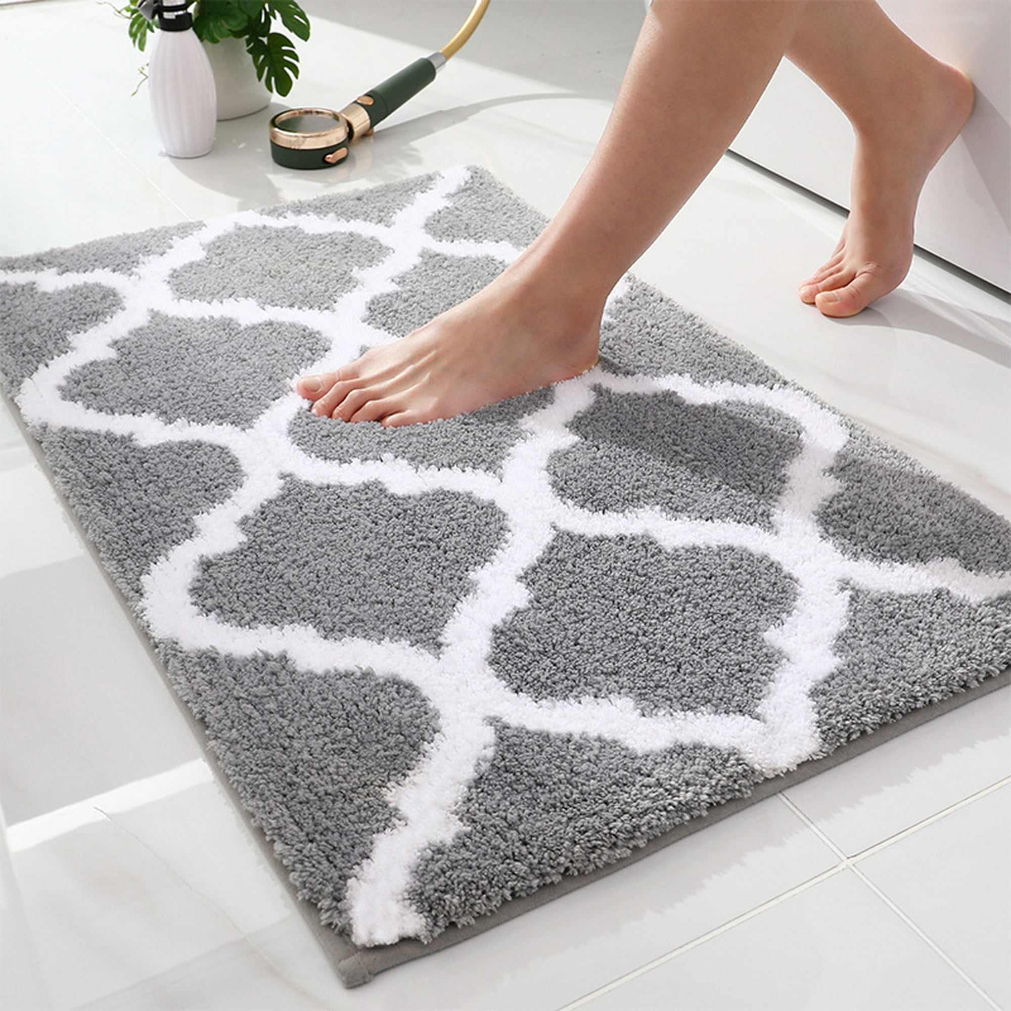 Alfombrilla antideslizante para la bañera 100 x 41 CM en gris