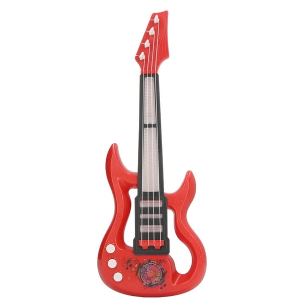 KiddoLab Baby Rocker - Juego de instrumentos musicales de guitarra para  niños con guitarra eléctrica de juguete y sonajeros. Juguetes de guitarra  para