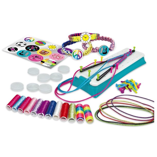 Kit de fabricación de pulseras de la amistad para niñas, manualidades para  niñas, juguetes para niñas de 8 a 10 años, kit de fabricación de pulseras