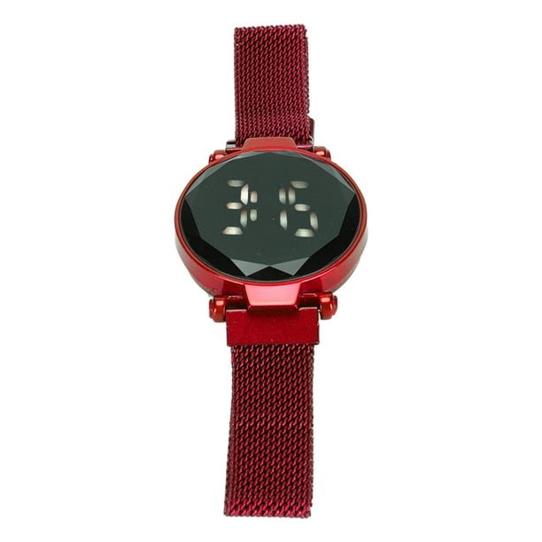 Reloj Digital Para Mujer Reloj LED Para Mujer Pantalla Táctil LED Pantalla  Grande Aleación Duradera Diseño De Moda Reloj LED Digital Para Niña Mujer  Adulto Negro ANGGREK No