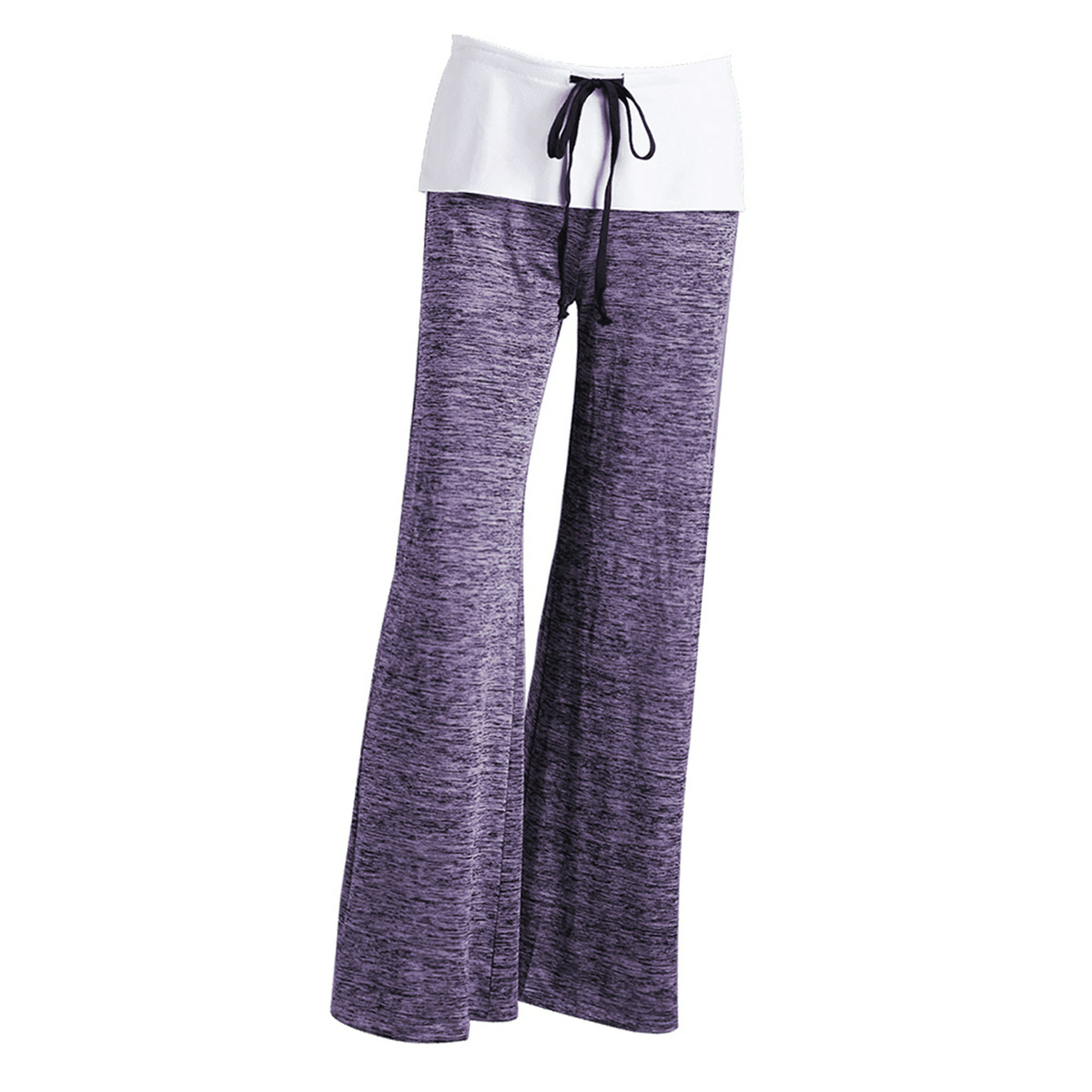 Pantalones acampanados de mezclilla con costuras finas elásticas de pierna  ancha de cintura alta a la moda para mujer Fridja hfkajh103346