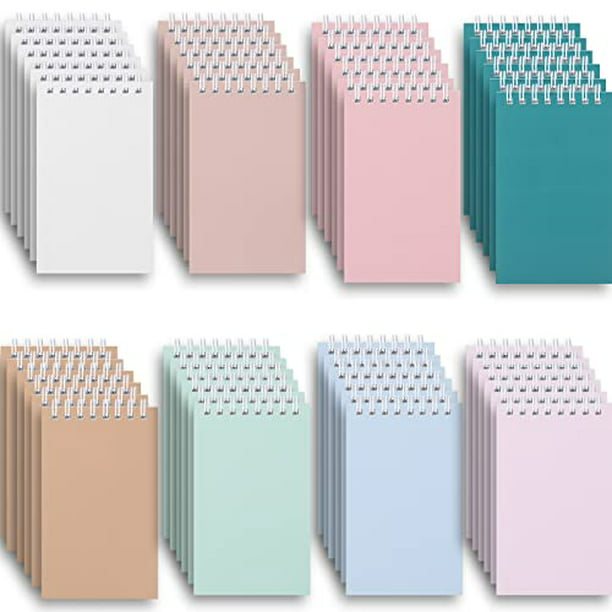 Bedwina Mini cuadernos de bloques de construcción (a granel de 32) bloc de  notas en espiral en varios estilos de ladrillo, en tamaño de bolsillo para