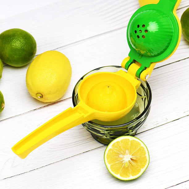 Zulay Kitchen Exprimidor de limón - Acero inoxidable, exprimidor de limón  fácil de usar - Exprimidor de limón resistente y fácil de limpiar - Prensa