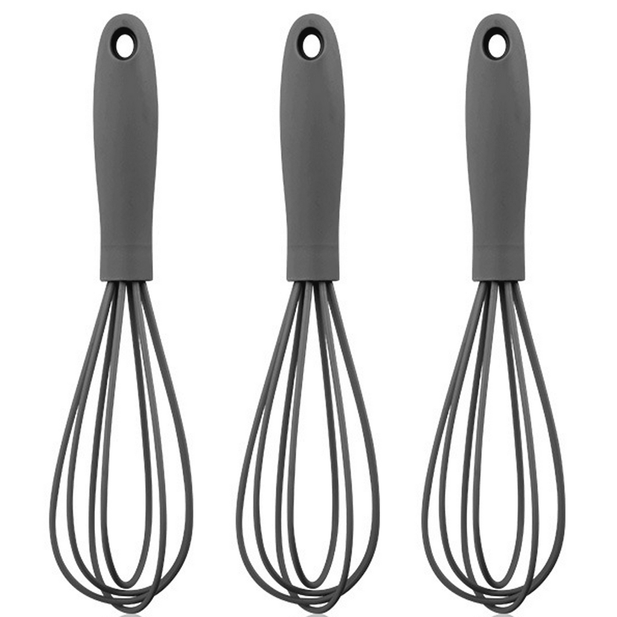 3PCS Batidor Varillas Manual Set, Batidores de Cocina de Silicona